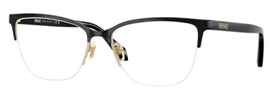 Оптические очки Versace VE1304, чёрно-золотые 1433