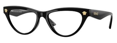 Versace VE3364U GB1 Black Optical Glasses