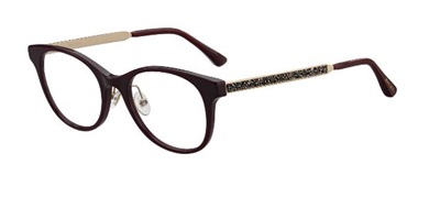 Jimmy Choo JC209/F Optical Glasses, Bordo Lhf