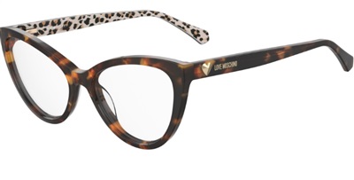 Love Moschino MOL631 H7P, тёмно-коричневая оправа для очков