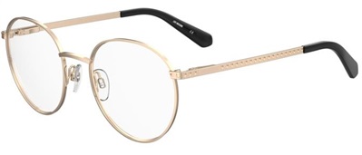 Love Moschino MOL637/TN 000 — золотая оправа для очков