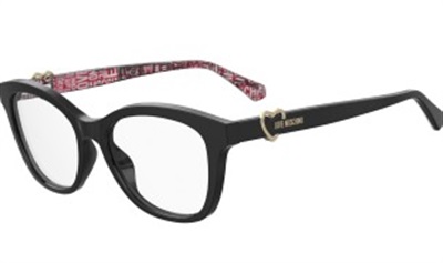 Love Moschino MOL620 807 — чёрная оправа для очков