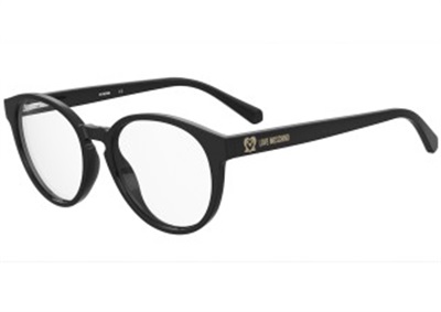 Love Moschino MOL626 807 — чёрная оправа для очков