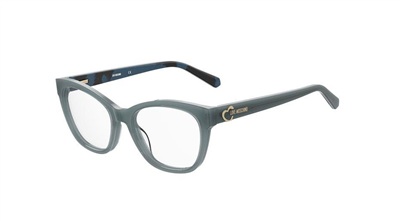 Love Moschino MOL598 GF5, зелёная оправа для очков