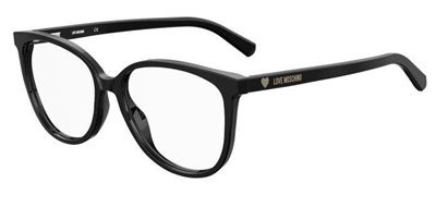 Love Moschino MOL558/TN оправа для очков, чёрная, 807