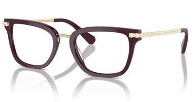 Swarovski SK2018 Optik Gözlük Bordo 1044