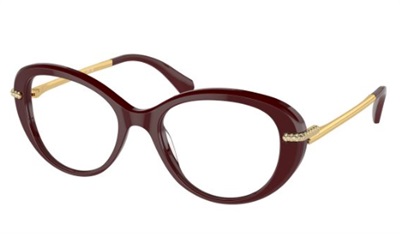 Swarovski SK2001 1008 — бордовая оправа для очков
