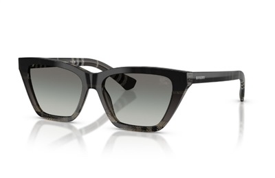 Burberry BE4468 420011, тёмно-серые солнцезащитные очки