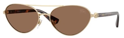 Burberry BE3165 Sunglasses Gold 110973