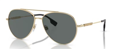 Burberry BE3147 110981 — золотистые солнцезащитные очки