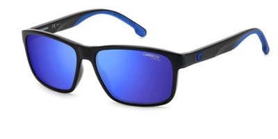 Carrera CARRERA2047T/S D51Z0 Black Blue Mirrored Sunglasses