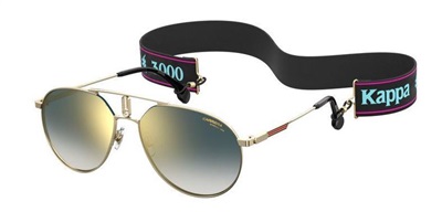 Carrera Gum Ball 3000 CARRERA1025/SE J5G1V Gold Mirrored Sunglasses
