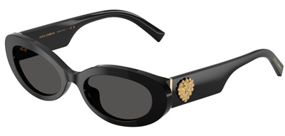 Dolce Gabbana DG4537 Black Sunglasses 501/87 CR39 Organic 1.5
