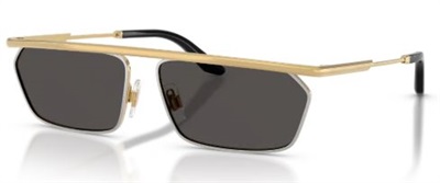 Dolce Gabbana DG2327 Sunglasses, Silver/Gold