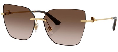 Dolce Gabbana DG2321 02/8G Gold Sunglasses