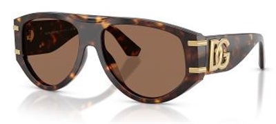 Солнцезащитные очки Dolce Gabbana DG4499 502/73, тёмно-коричневые