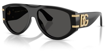 Dolce Gabbana DG4499 501/87 Black Sunglasses CR39 Organic 1.5