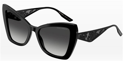 Dolce Gabbana DG4489 501/8G Black Sunglasses