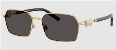 Dolce Gabbana DG2316 02/87 Gold Sunglasses