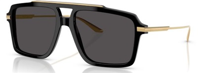 Солнцезащитные очки Dolce Gabbana DG4477, чёрно-золотые 501/87 CR39 Organic 1.5