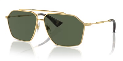 Dolce Gabbana DG2303 02/9A, золотые солнцезащитные очки
