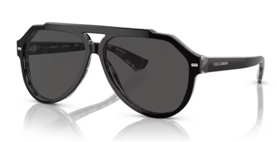 Dolce Gabbana DG4452 340387 Brown/Grey Sunglasses