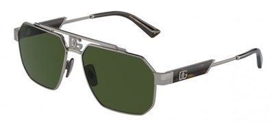 Dolce Gabbana DG2294 04/71 — серебристые солнцезащитные очки
