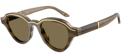 Emporio Armani EA4264U 633873 Light Brown Sunglasses CR39 Organic 1.5
