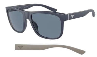 Emporio Armani EA4182U 50882V Blue Polarized Sunglasses