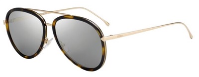 Fendi FF0155S 0C1UE Brown Sunglasses