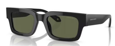 Giorgio Armani AR8184U 587558 — чёрные поляризационные солнцезащитные очки