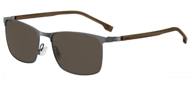 Hugo Boss 1635/S XCB70, тёмно-серые солнцезащитные очки