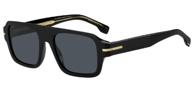 Hugo Boss 1595/S Sunglasses Black 807A9 CR39 Organic 1.5