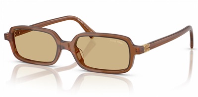 Miu Miu MU11ZS Sunglasses, Light Brown, 22I1R0