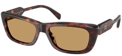 Miu Miu MU B12S Sunglasses Brown 27L10Y56