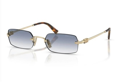 Miu Miu MU B50S Gold Sunglasses ZVN80O