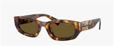 Miu Miu MU B04S Sunglasses, Dark Brown, 14L09Z