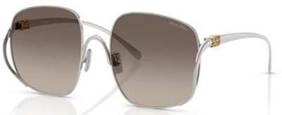 Miu Miu A57S Silver Sunglasses 1BC30S
