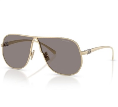 Miu Miu MU A56S солнцезащитные очки, золотистые, ZVN80Q