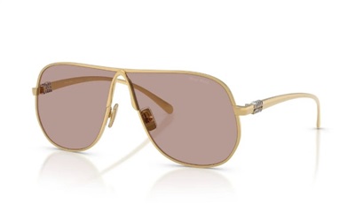 Солнцезащитные очки Miu Miu A56S, золотистые 5AK20I