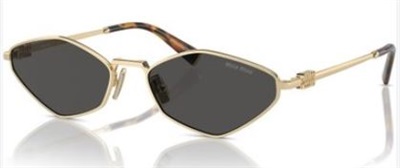 Miu Miu MU56ZS Gold Sunglasses ZVN5S0 CR39 Organic 1.5