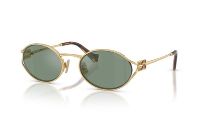 Miu Miu MU52YS солнцезащитные очки, золотые, 5AK04M