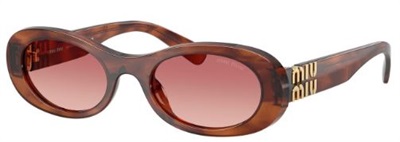 Miu Miu MU06ZS Sunglasses Dark Brown 26E50U