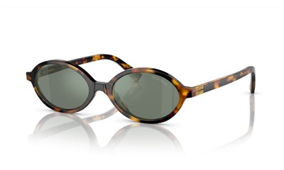Miu Miu MU04ZS Sunglasses, Dark Brown, VAU04M