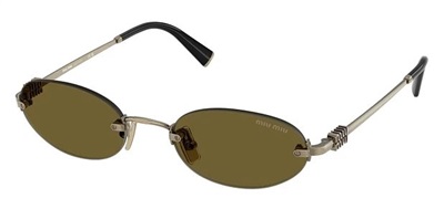 Miu Miu MU A54S Sunglasses Gold 26C09Z