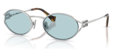 Miu Miu MU52YS серебристые солнцезащитные очки 1BC20R
