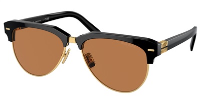 Miu Miu MU09ZS 1AB2Z1 Black Sunglasses