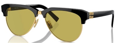 Солнцезащитные очки Miu Miu MU09ZS 1AB07O, чёрные