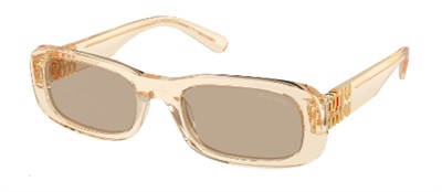 Miu Miu MU08ZS 11T40F Light Brown Sunglasses