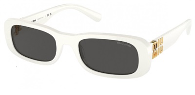 Miu Miu MU08ZS White Sunglasses 1425S0